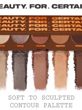 Beauty for Certain Soft to Sculpted Contour Palette NIB